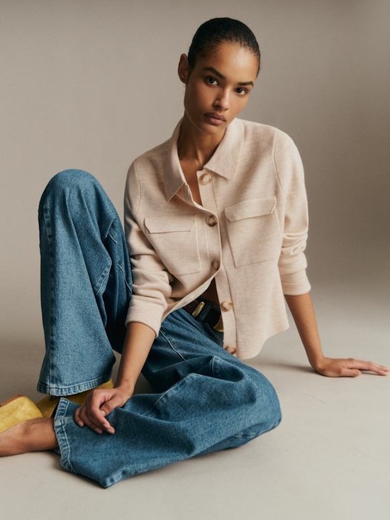 Sezane Sweaters - La Maille Sezane Betty Cardigan in Ecru - XS